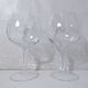 2 crystal wine tasting stemmed glasses