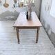 Bistro farmhouse table cherry wood turned legs 180cm