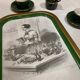 Patisfrance advertising tray, "confectioner", 1970s