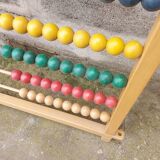 Large vintage wooden school abacus