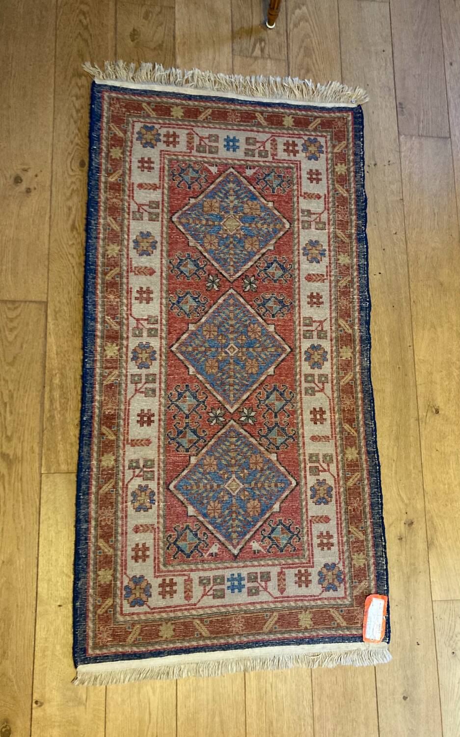 Sinkiang rug in pure new wool entirely handmade from the 1970s