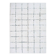 Berber rug 200x300 cm white with black grid