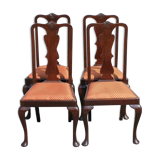 Set 4 mahogany  chairs