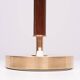 Falkenbergs Belysning Brass and Leather table lamp Sweden 1960s