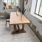 2m elm monastery table