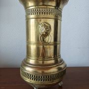 Vintage brass umbrella stand