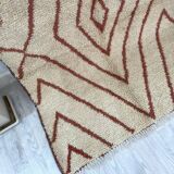 Handcrafted moroccan berber carpet 160 x 128 cm