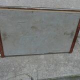 1950s wooden and mirror plateau