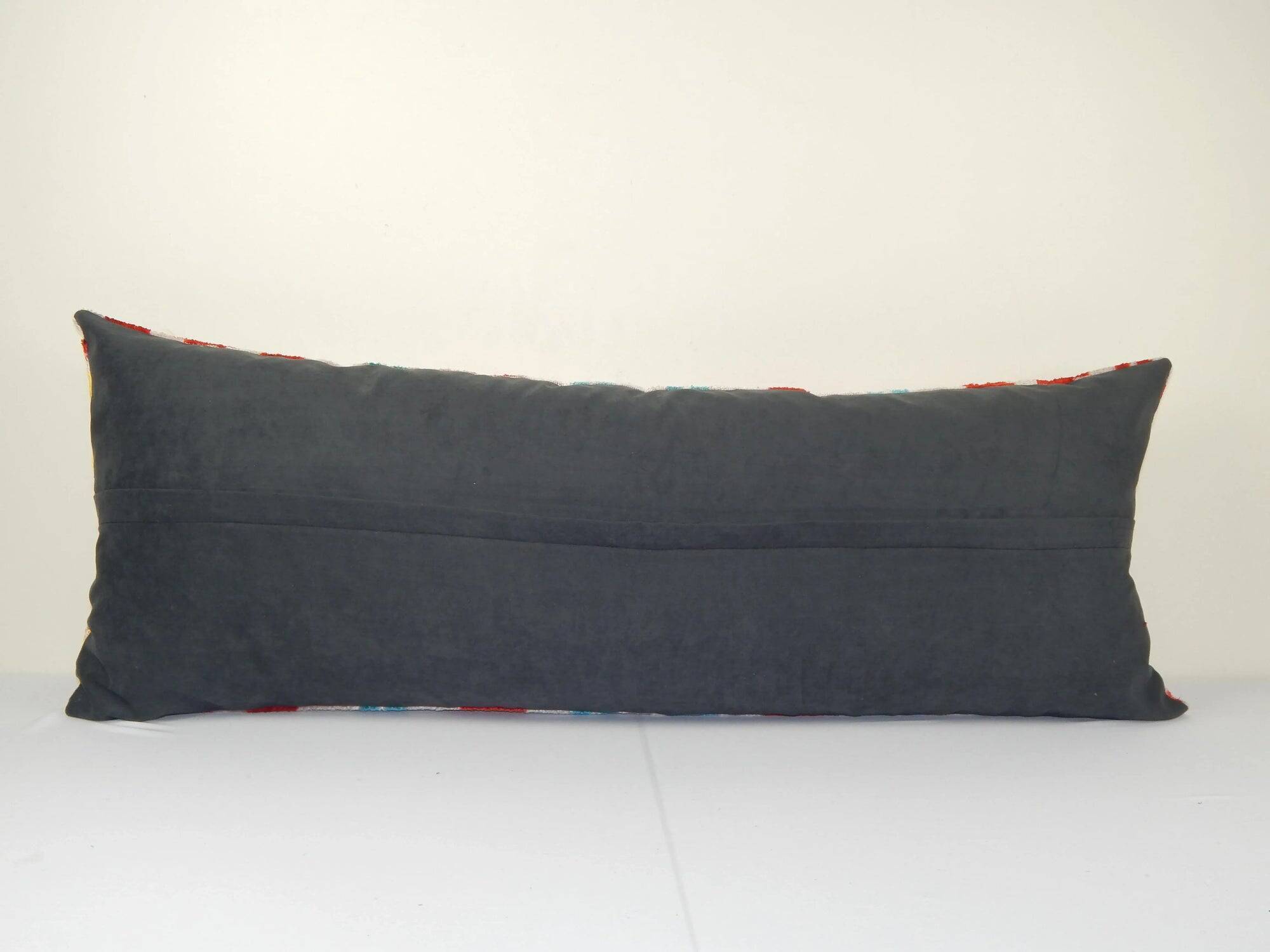 Vintage ikat cushion cover 107x41 cm