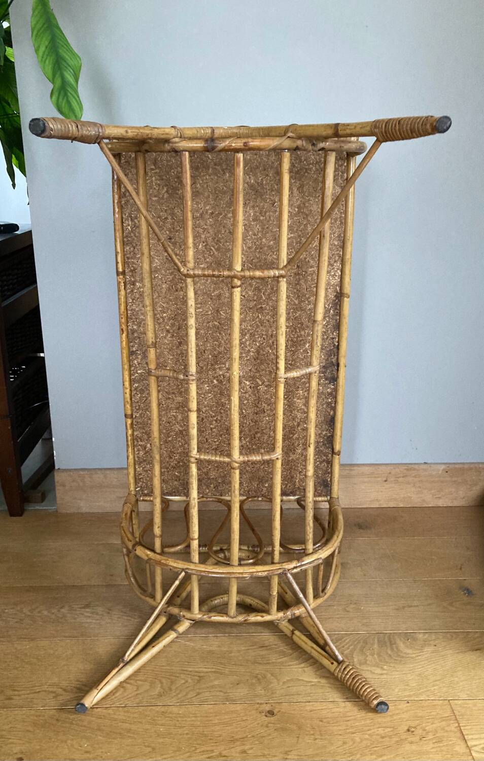 Vintage wicker rattan coffee table from the 1960s/70s (delivery possible)