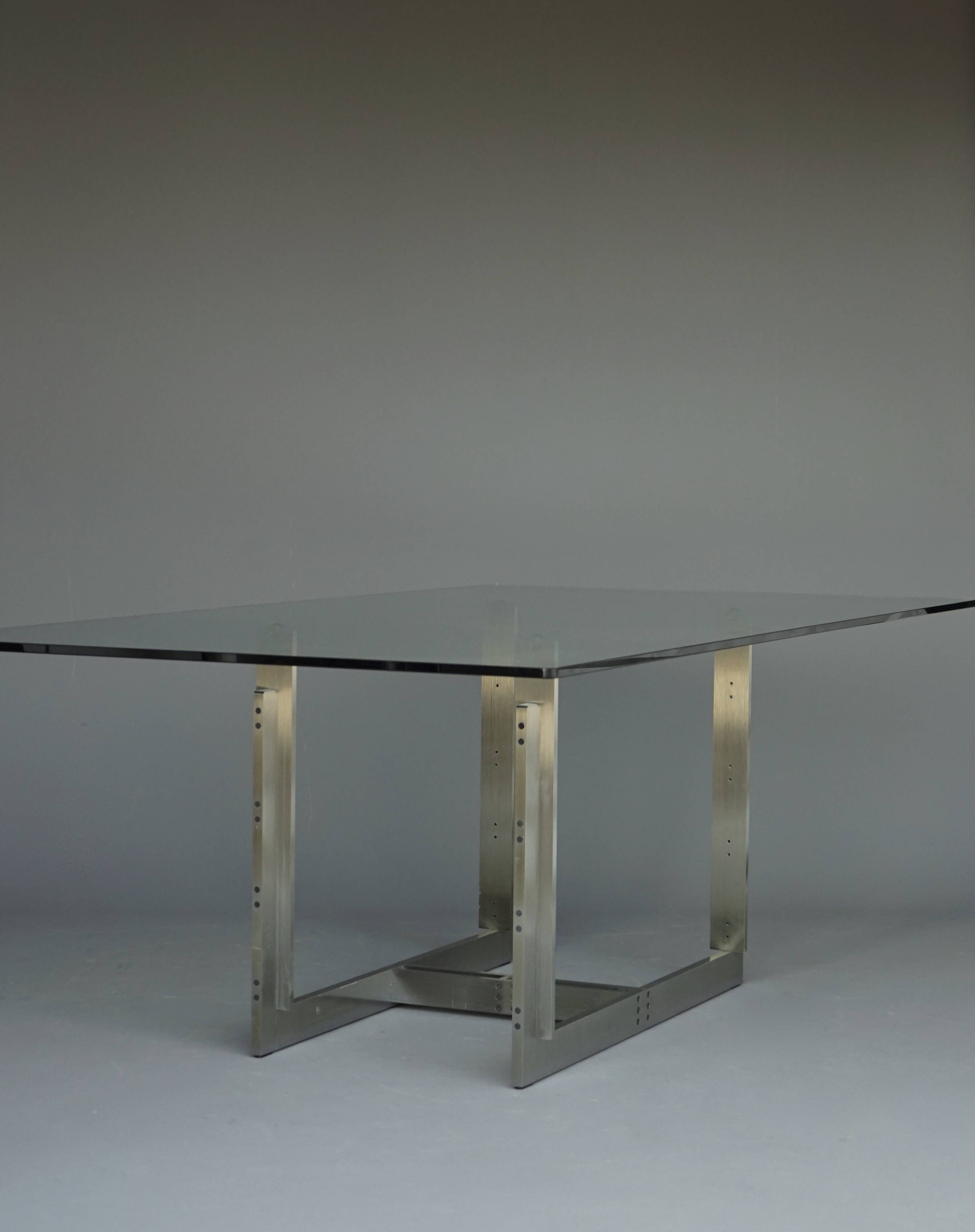 Dining table Sarpi by Carlo Scarpa for Simon Gavina, 1970s.