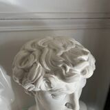 Old plaster bust of David