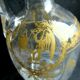 Carafe ewer colorless enamelled fine gold, Empire style: Eagle and louis XVI knot
