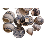 Indigo Blue Asian Small Dinnerware Set