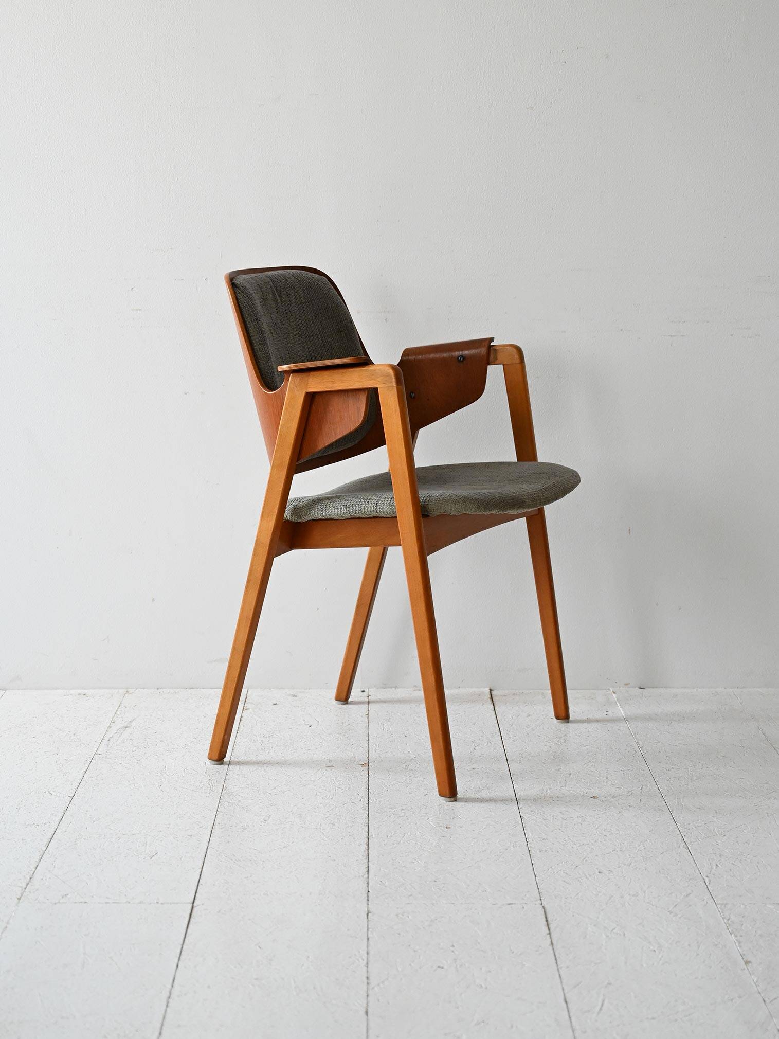 1950s/60s Scandinavian Desk Chair in Wood