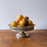 Silver-plated fruit bowl