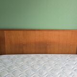 Solid oak bed from the 1960s