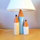 Lampe crayons 1980