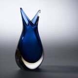 Vase Murano Sommerso vintage italie