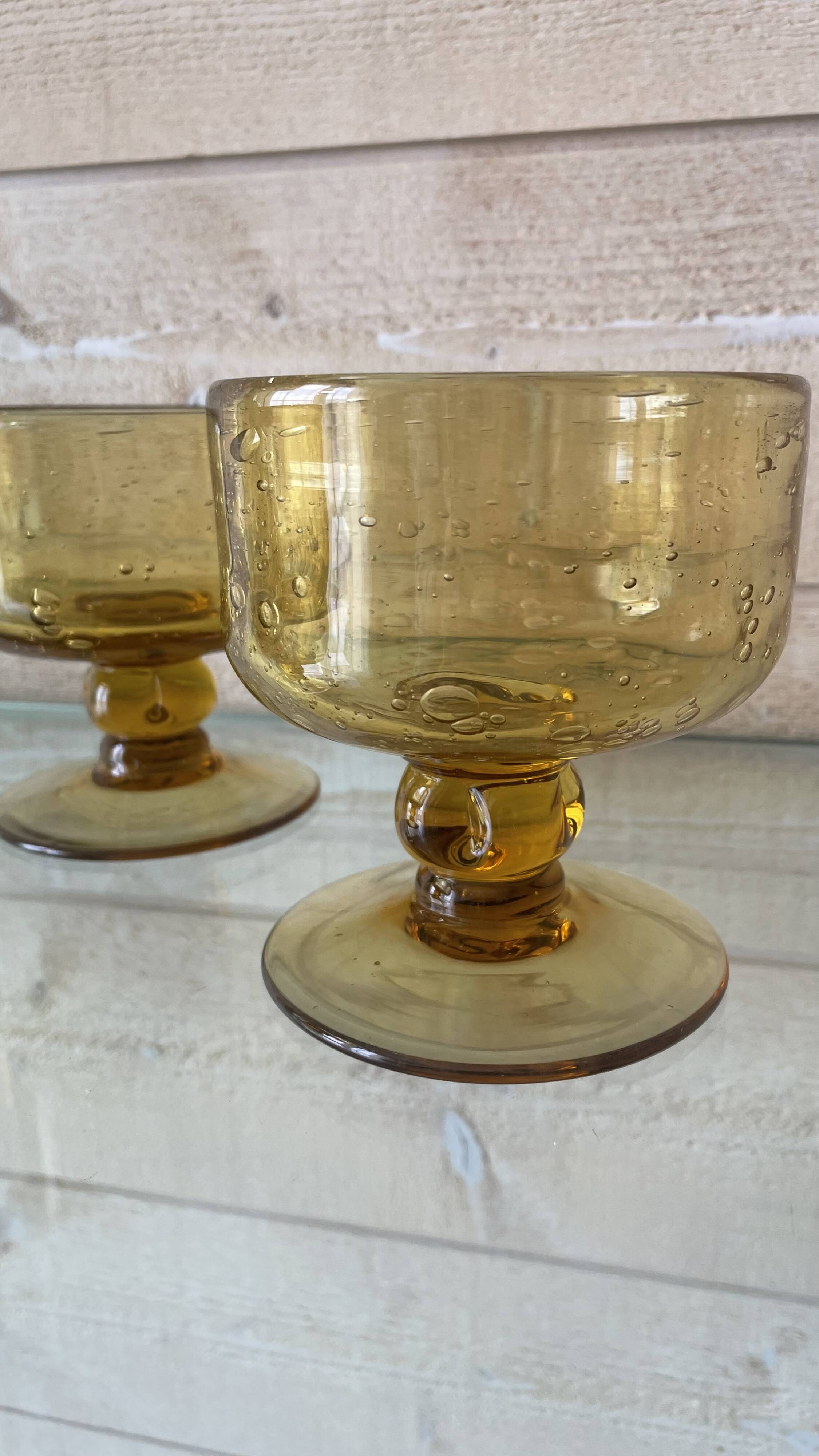 Blown glass Biot cups