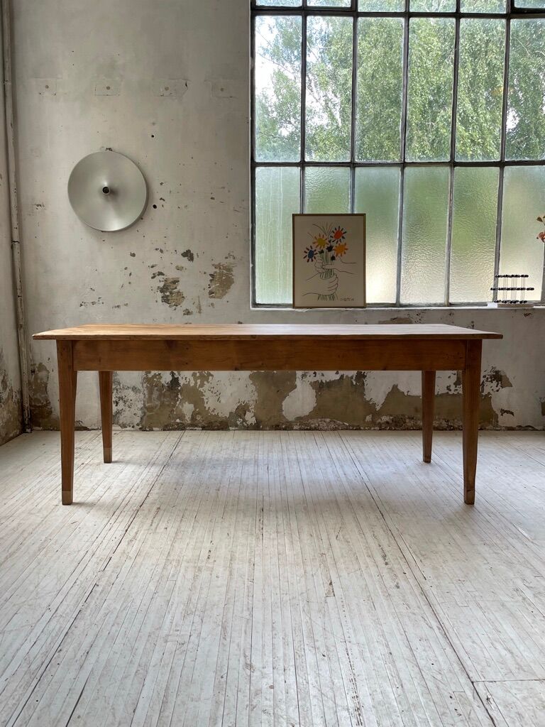 Farm table pine and walnut 2m
