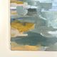 Oil on canvas rocky coast under a stormy sky