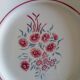 6 flat plates model Francine. Badonviller. Very good condition.