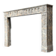 Louis XVI Fireplace In Gray Ardennes Marble, 18th Century
