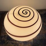 Spiral pattern ball lamp
