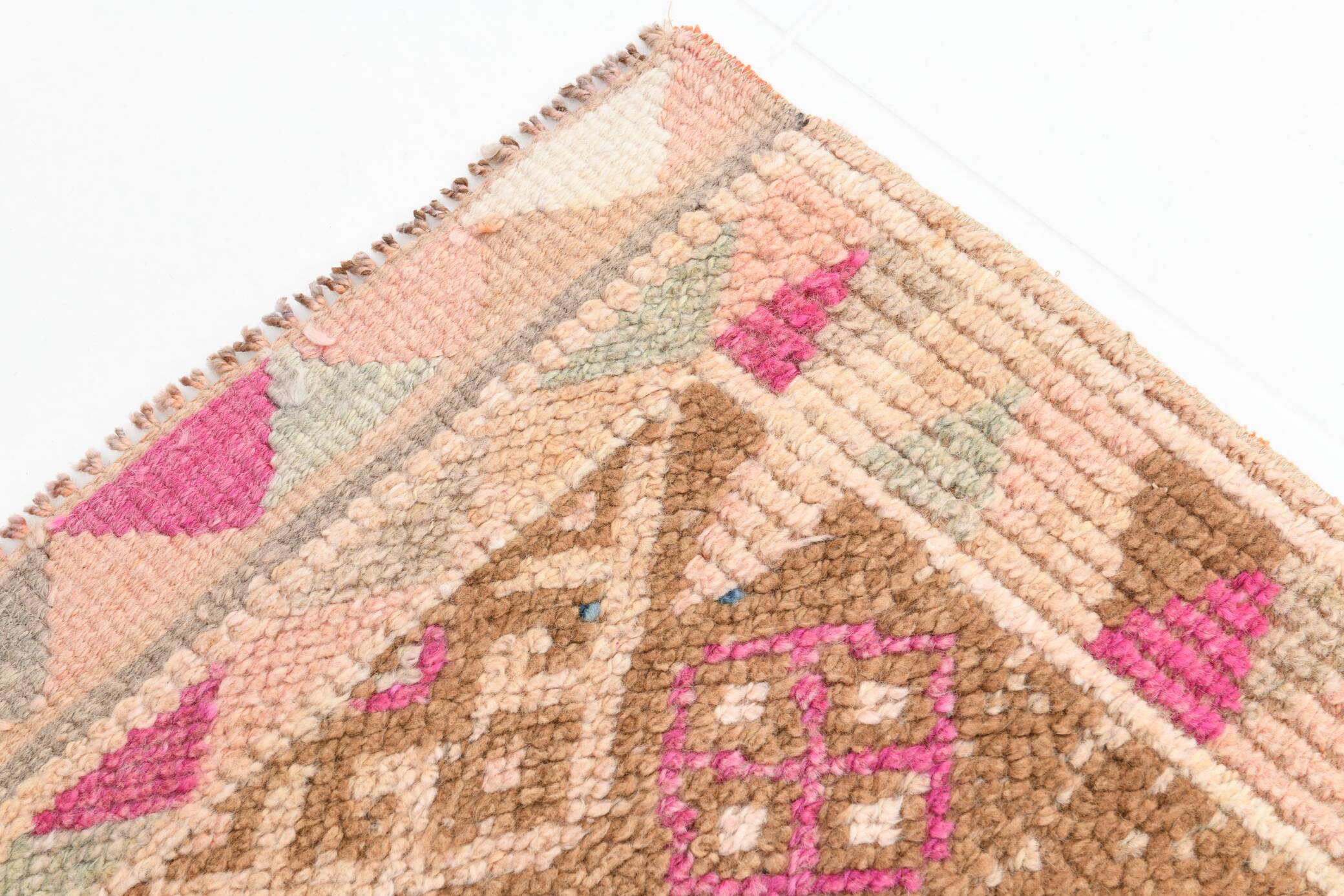 3x12 Turkish Vintage Runner Rug, 80x377Cm