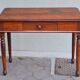 Centre writing table in stained wood