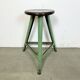 Green Industrial Workshop Stool, 1960s