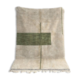 Tapis vert marocain en laine 150cmx250cm