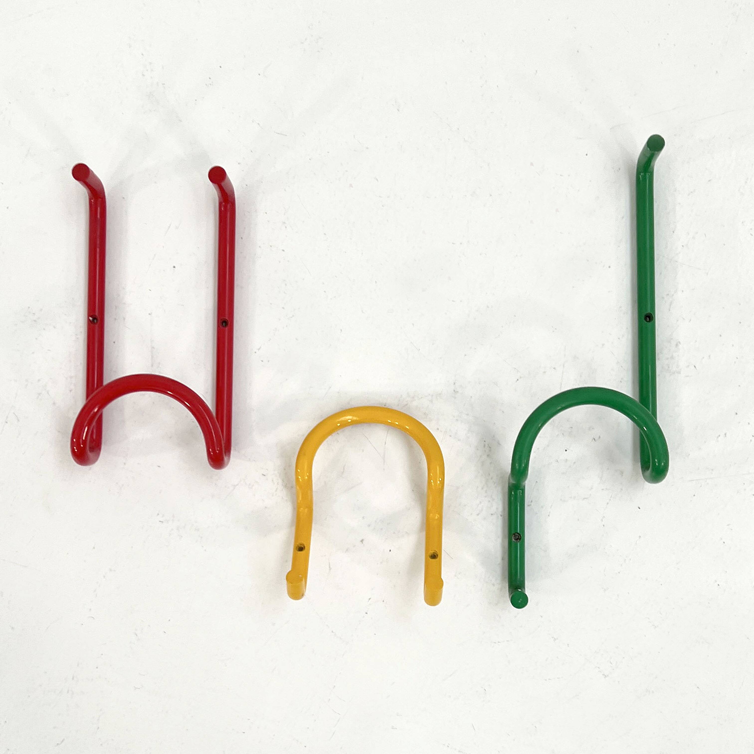 Set of 3 "taka" coat hooks by Cesare Rota Nodari for Acerbis, 1960