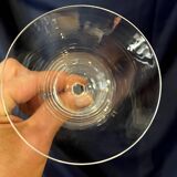 Set of 6 tulip shaped port glasses