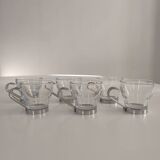 Set of 6 coffee cups 1980