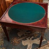 Mahogany game table console from the Napoleon III period