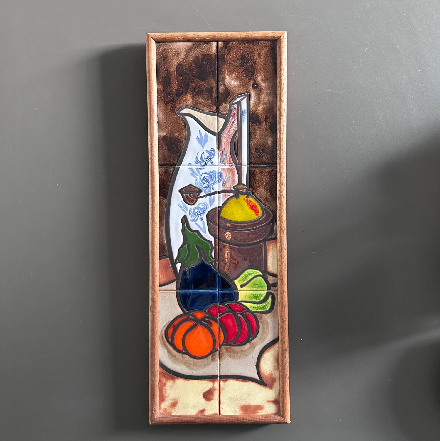 Ceramic still life painting