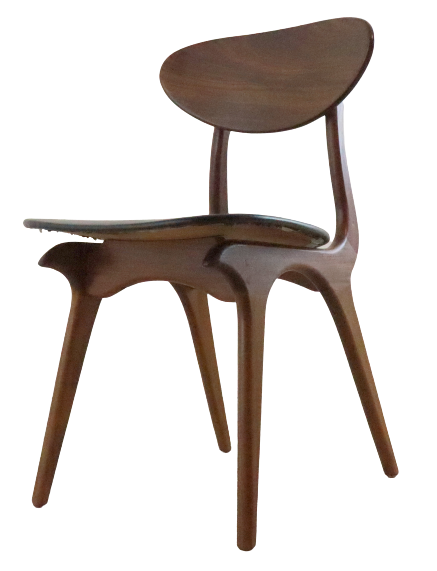 Set of 4 AWA dining chairs Louis van Teeffelen 'Ottersum'