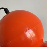 Mid century orange hanging lamp