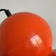 Lampe suspendue orange du milieu du siècle