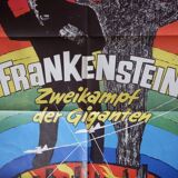 Frankenstein: the war of the gargantuas - original German poster - 1973