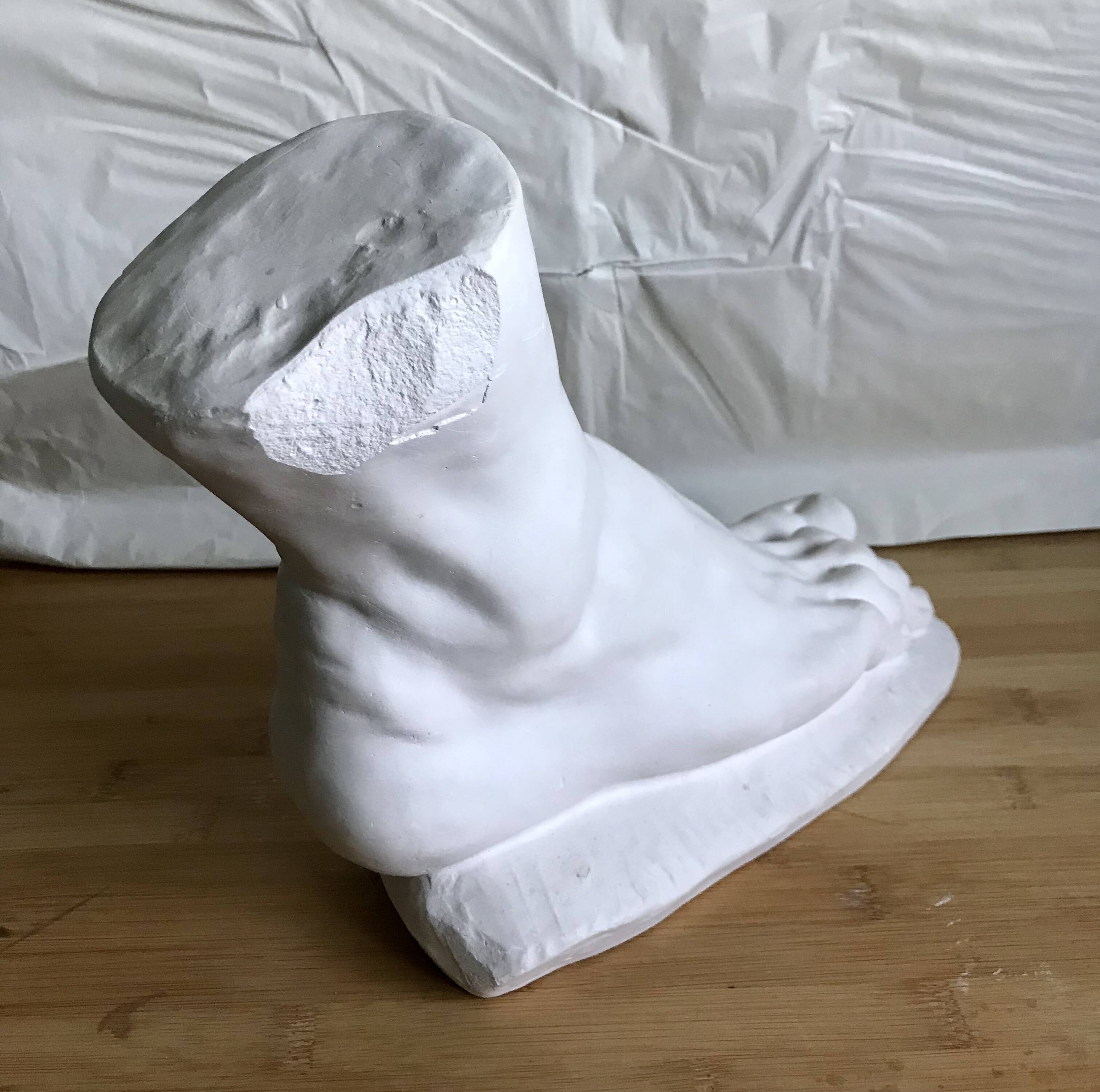ITALIAN PLASTER FOOT CAST