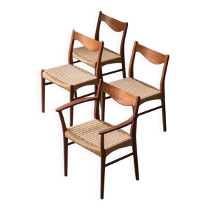 Ensemble de 4 chaises - wahl iversen