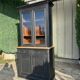 Antique black office dresser