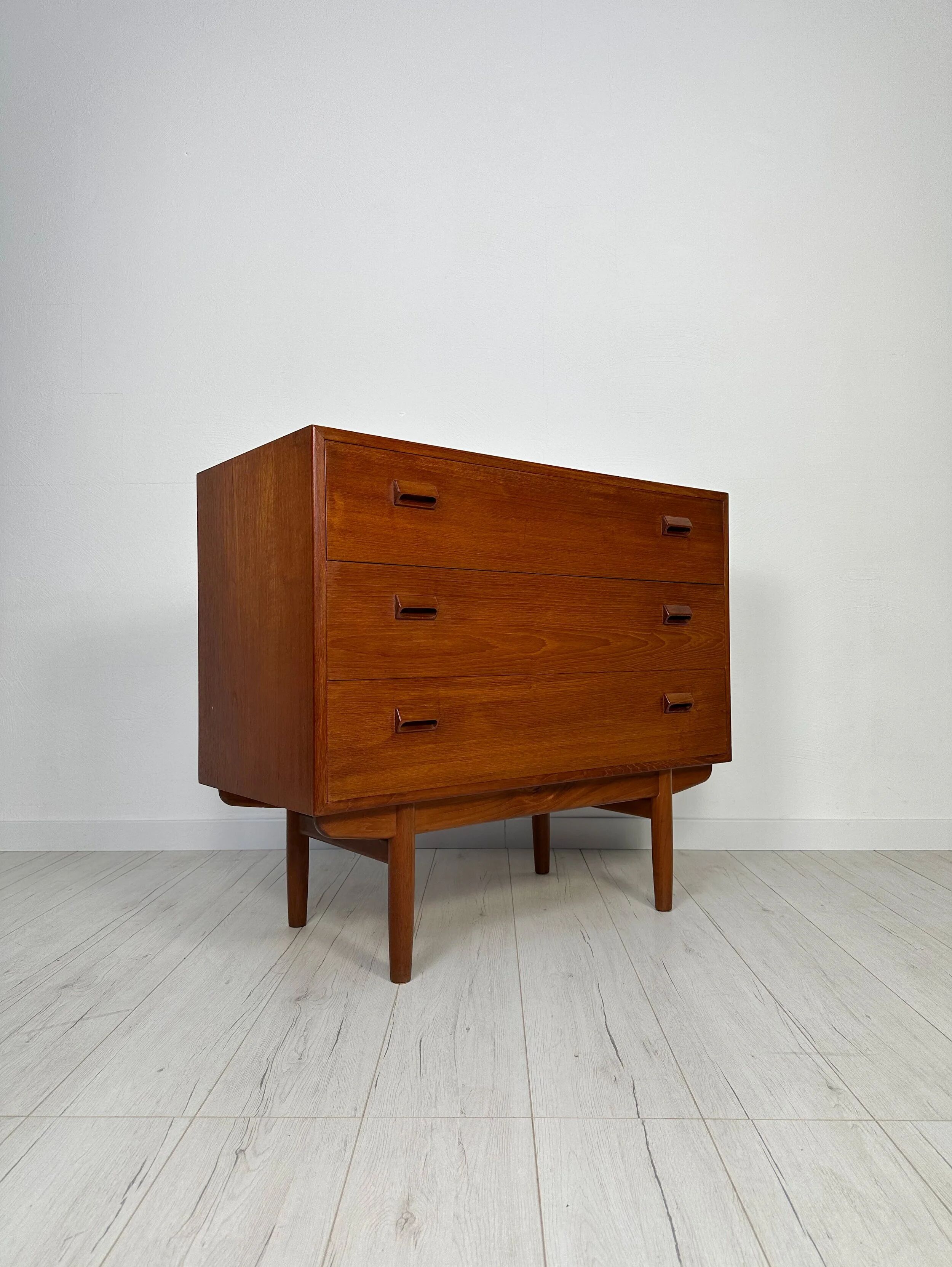 Commode secrétaire en teck danois vintage des années 1960 par Børge Mogensen