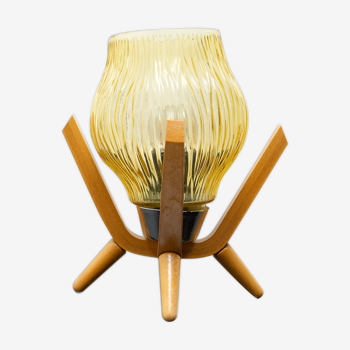 Lampe de table du milieu du siècle de Drevo Humpolec, Tchécoslovaquie, années 1960