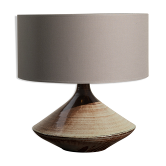 Fabien comte (20th century) enamelled ceramic lamp