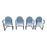Lot de 4 chaises vintage design