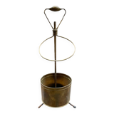 Porte-parapluie en laiton de Mathieu Matégot, années 1950